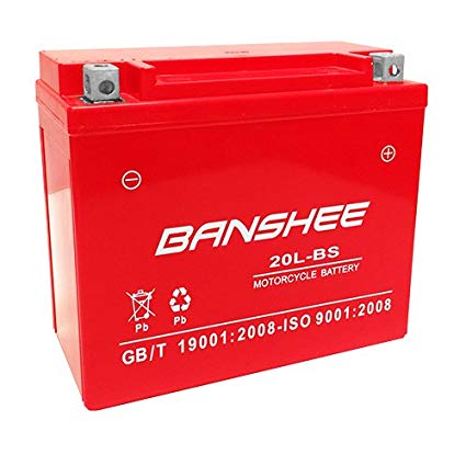 Banshee GTX20LBS YTX20LBS YTX20HLBS Maintenance Free Jetski ATV Motorcycle Battery