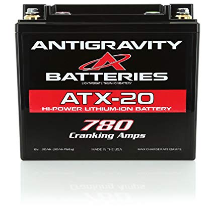 Antigravity Batteries ATX-20 Lithium Motorsports Battery LEFT NEG, Extreme Power