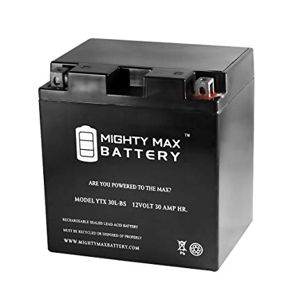 Mighty Max Battery YTX30L-BS 12V Battery for Harley-Davidson FLH, FLT 2010-2014 brand product
