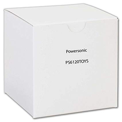 Powersonic PS-6120TOY(S) - 6 Volt/12 Amp Hour Sealed Lead Acid Battery with Wire Lead and S-Type Connector