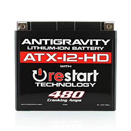 Antigravity ATX-12-HD-RS High-Power Lithium RE-START Battery OEM Replacement