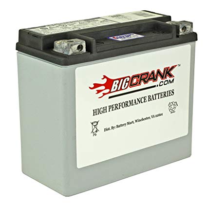 BatteryMart USA-Made Big Crank ETX20L AGM Maintenance Free Battery