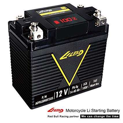 LILEAD YIX30L-BS Harley Battery 800 CCA For Harley Davidson Street Glide, Sportster, Road King, Premium Quality Lithium Ion Battery, also fits Yamaha Kawasaki BMW, Redbull Racing Partner