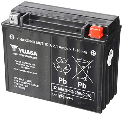 Yuasa YUAM7250H YTX24HL Battery