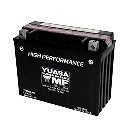 Yuasa YTX24HL-BS High Performance Maintenance Free Battery for 2002-2005 Bombar