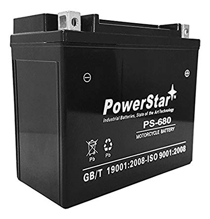 POWERSTAR YTX20L-BS Motorcycle Battery for HARLEY-DAVIDSON FXD FXST (Dyna) 1340CC 91-'96