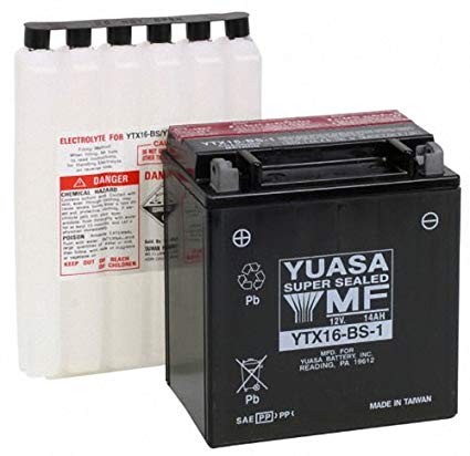Yuasa YUAM32X61 YTX16-BS-1 Battery