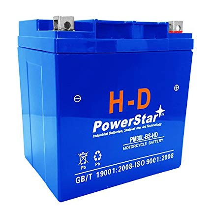 H-D Replacement 280CCA Battery For YUAM6230X YIX30L-BS Battery