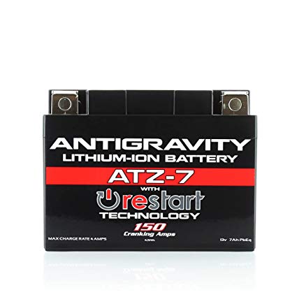 Antigravity ATZ-7-RS Lithium RE-START Battery, Replace YTZ5S, YTZ7S, others