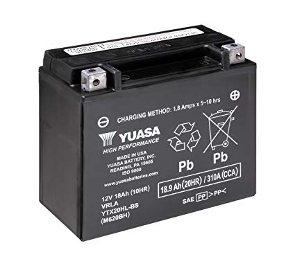 Yuasa YUAM620BH YTX20HL-BS Battery