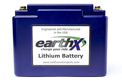 EarthX ETX36C Blue Light Weight LiFePO4 Complete Battery (with Battery Management System for Performance And Longevity)